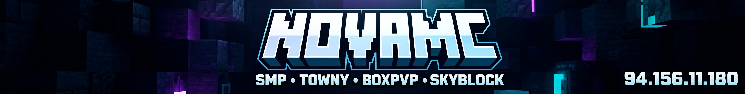 NovaMC Minecraft sunucu banner